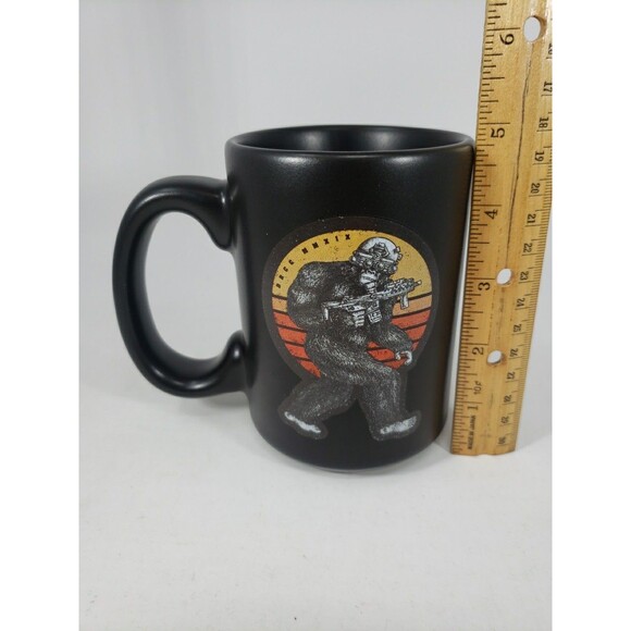 Black Rifle Coffee Company Mug Made in USA Large 15 oz BRCC Big Foot Sasquatch - Picture 14 of 14